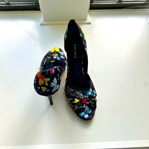 Floral Nine West heels